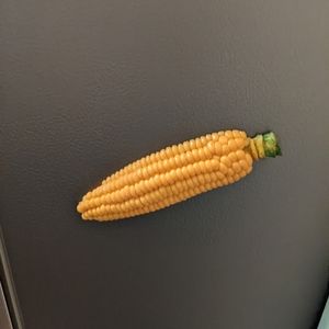 Vintage refrigerator magnet ear of corn 🌽